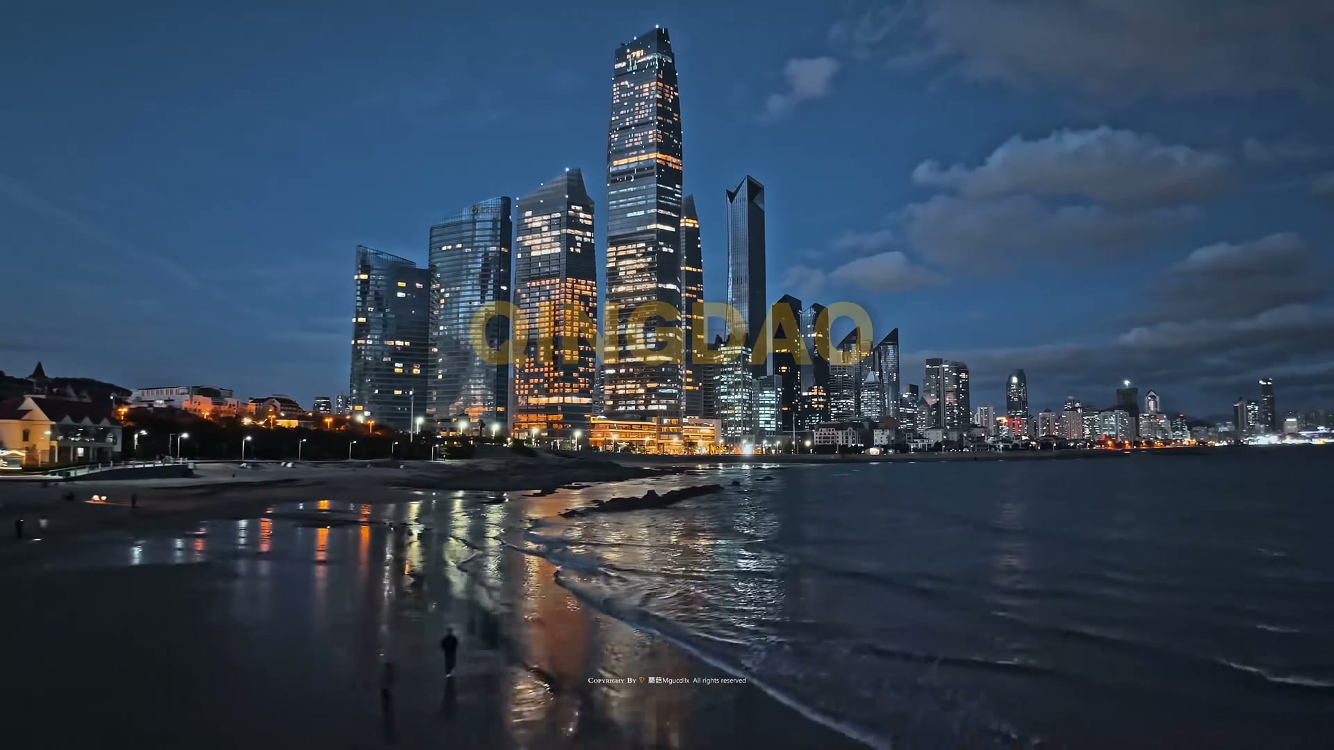 Qingdao, China — Red tiles, green trees, blue sea, and world-class fresh beer.